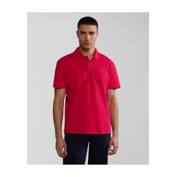 Tricou polo cu detaliu logo in piept Ealis -