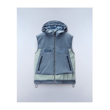 Vesta impermeabila cu gluga si buzunare -