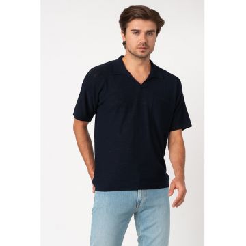 Tricou polo din amestec de in