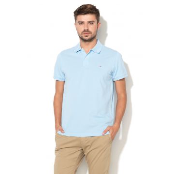 Tricou polo regular fit cu logo brodat 2201