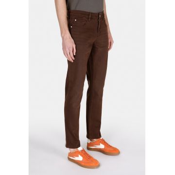 Blugi cu croiala dreapta - Maro inchis