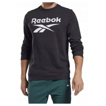 Bluza de trening cu imprimeu logo supradimensionat - Negru