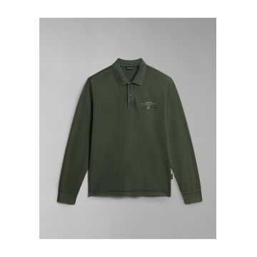 Bluza polo cu detaliu logo Elbas