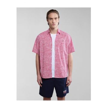 Camasa cu maneca scurta si imprimeu abstract Ronge -