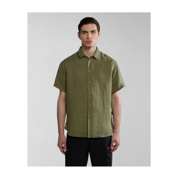 Camasa din in - cu maneca scurta