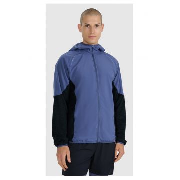 Hanorac Alergare Barbati  Gluga Integrata - Poliester - Marime L - Denim