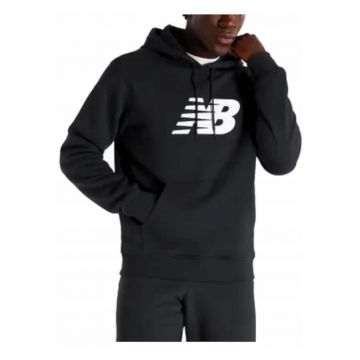 Hanorac barbati  regular fit - cu gluga - negru - bumbac