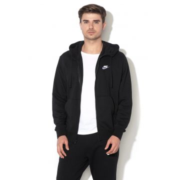 Hanorac cu fermoar Sportswear Club - Negru