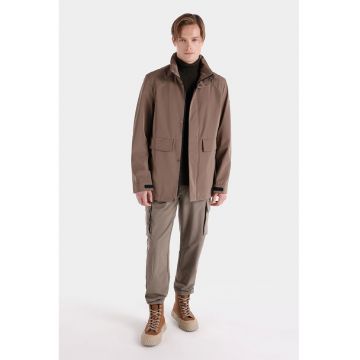 Jacheta cu maneci raglan - Maro