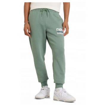 Pantaloni de trening cu imprimeu logo pe picior - Verde