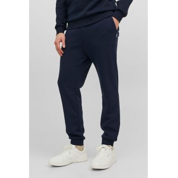 Pantaloni regular fit de trening cu snururi - Bleumarin