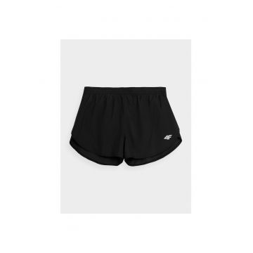 Pantaloni scurti sport -  ultralegatori pentru barbati - cu uscare rapida - pentru alergare - Negru