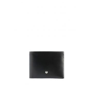 Portofel din piele Cagliari - Negru