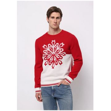 Pulover barbati -  regular fit - rosu - L