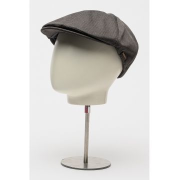 Sapca cu model herringbone - Gri inchis