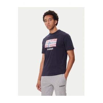 Tricou bleumarin  pentru barbati - Bleumarin