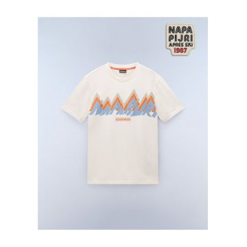 Tricou cu imprimeu geometric Fiemme