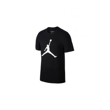 Tricou de bumbac cu imprimeu logo Jordan Jumpman - Negru