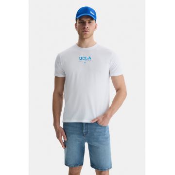 Tricou de bumbac Sherman - Alb optic