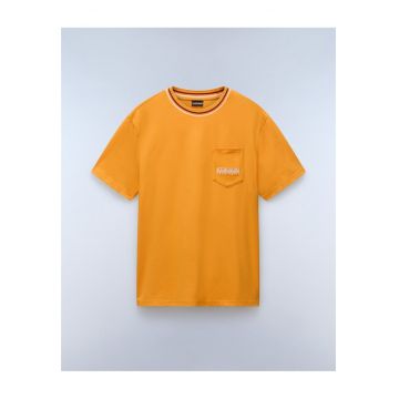 Tricou din bumbac cu buzunar aplicat Murlo -