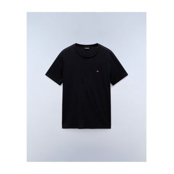 Tricou din bumbac cu detaliu logo brodat Salis