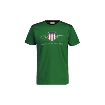 Tricou regular fit cu imprimeu logo Archive Shield