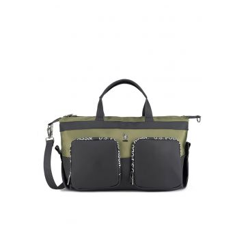 Geanta barbati -  verde - material sintetic - model BIUXT6260MPJ