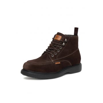 Ghete barbati  piele naturala - maro