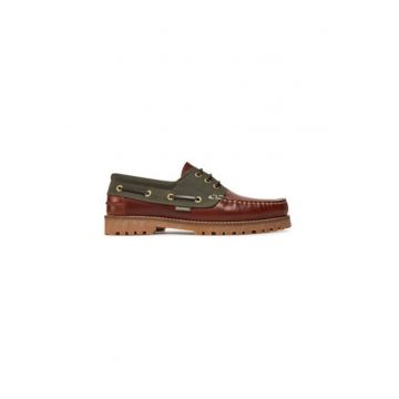 Mocasini barbati  MFO0795BR71 - Piele naturala - Verde/Maro