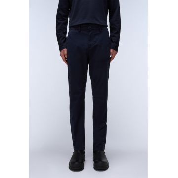 Pantaloni chino slim fit Puyo - Bleumarin