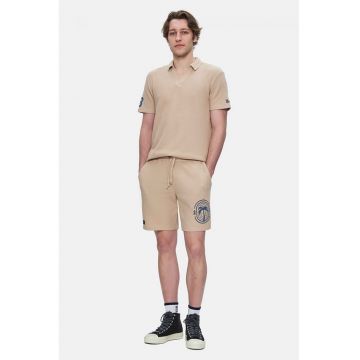 Pantaloni scurti de bumbac Sierge - Maro deschis