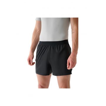 Pantaloni scurti pentru barbati  4FWAW24TFSHM633 - poliester/elastan - negru