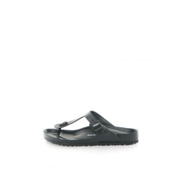 Papuci flip-flop negri cu calapod clasic Gizeh