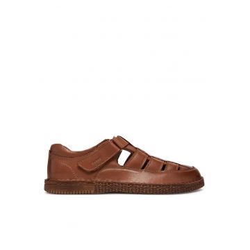 Sandale barbati  DANY-02 MI18 - piele naturala - maro