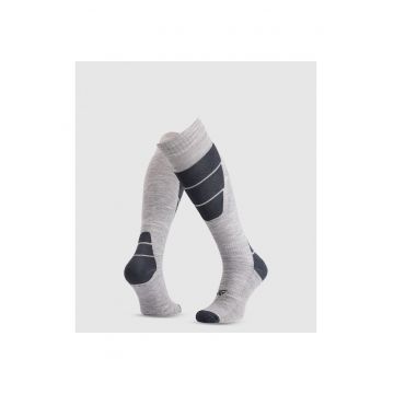 Sosete sport barbati  narciarskie - 39-42 - gri - tehnologie 4F Warm