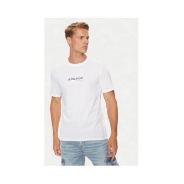 Tricou din bumbac organic cu logo imprimat -