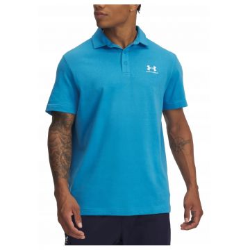 Tricou polo din bumbac cu detaliu logo