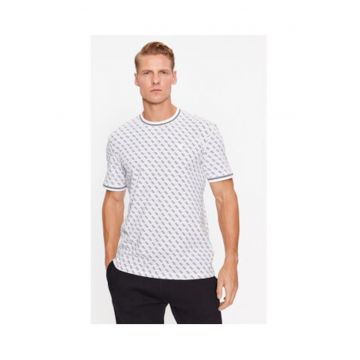 Tricou slim fit cu monograma