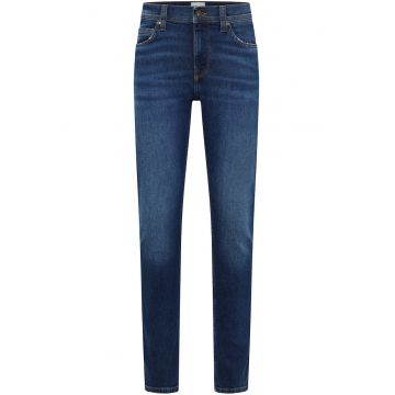 Blugi Barbati -  Vegas Slim - Slim Fit - Talie Medie - Fermoar - Lungi - 5 Buzunare - Bumbac - W32-L32 US - Albastru