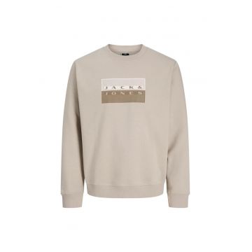 Bluza JACK &JONES Fusion Graphic Sweat Crew 54395 - Bej