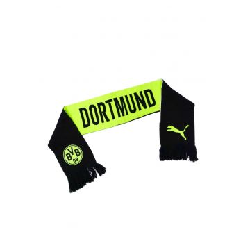 Fular  BVB Borussia Dortmund 25/26 - verde neon/negru - 120 cm