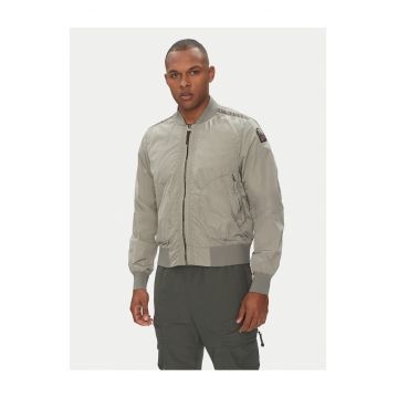 Geaca bomber barbati  bej - material rezistent