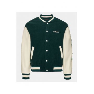 Geaca bomber barbati  verde - fabricata din material de calitate