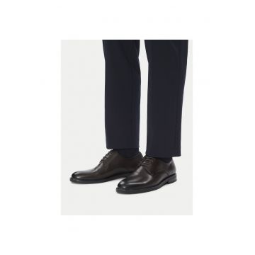 Ghete barbati  piele naturala - maro