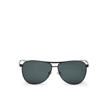 Ochelari de soare unisex  plastic - negru