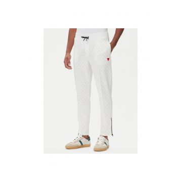 Pantaloni de trening barbati  alb