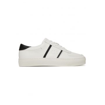 Pantofi barbati -  piele naturala - alb -