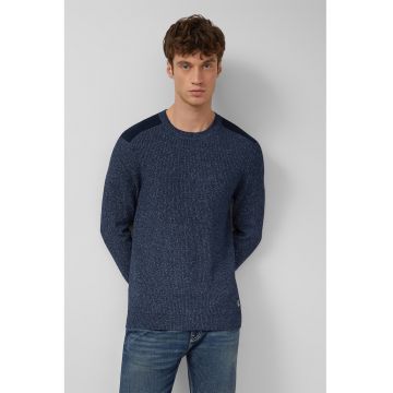 Pulover slim-fit - Albastru inchis