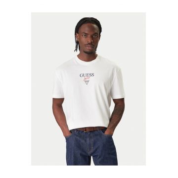 Tricou barbati  alb - bumbac