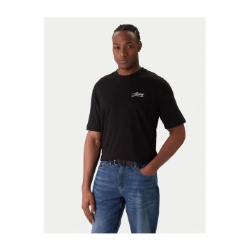 Tricou barbati  negru - bumbac - imprimeu